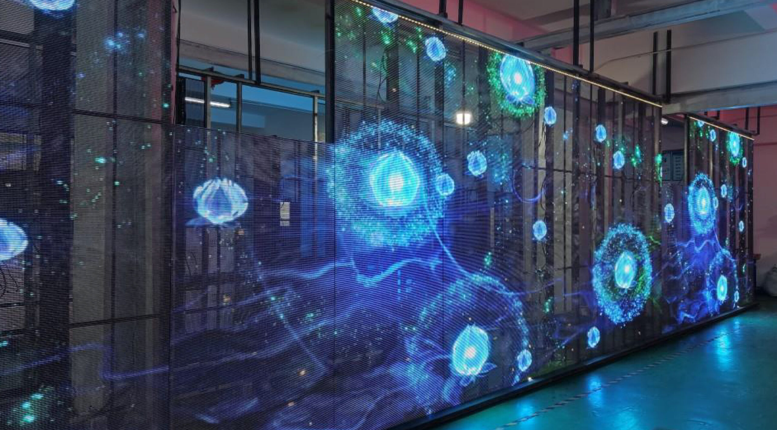 TRANSPARENT LED WALLS